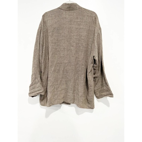 Flax by Jeanne Engelhart Oversized Button Down Tunic M - Picture 6 of 7